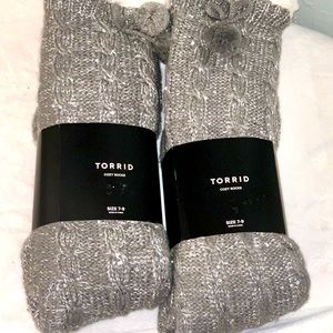 Torrid cozy socks BNWT fits 7 to 9